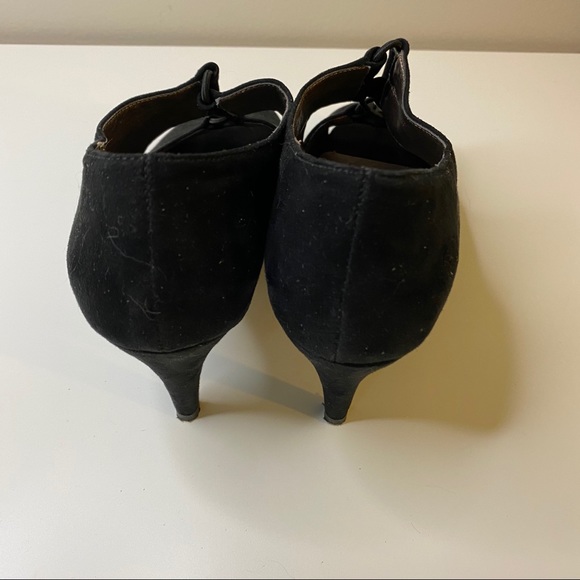 🚫SOLD🚫 Moda Spana Black Suede Heels - Picture 2 of 6